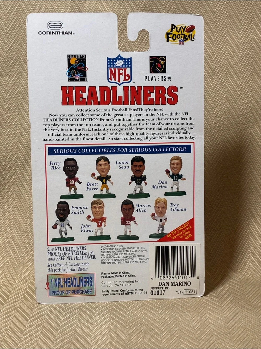 NFL Headliners Dan Marino Miami Dolphins Figurine